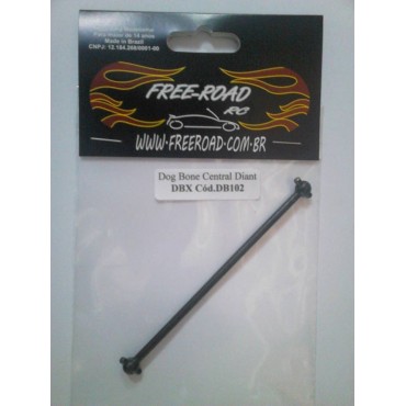 DOG BONE EIXO CENTRAL DIANTEIRO DBX SUBSTITUI KYOSHO TR154 FREE-ROAD DB102